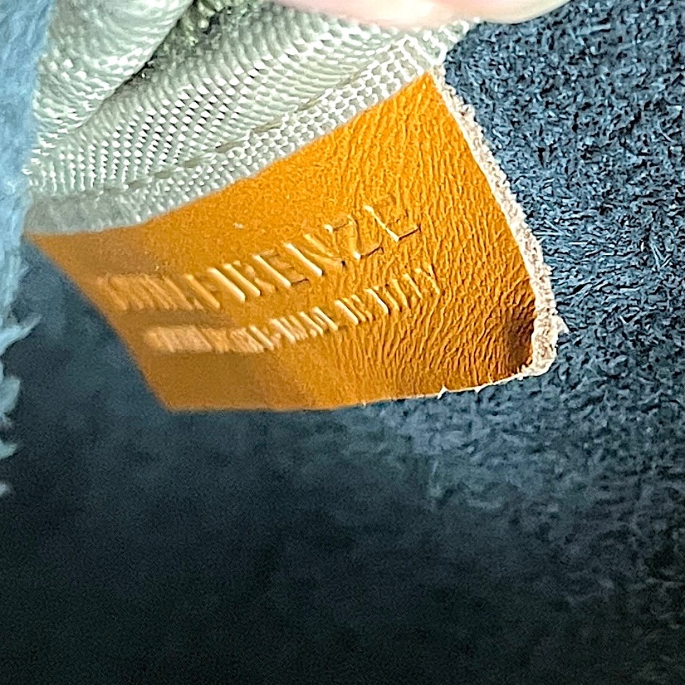 Divina Firenze Olive Pebbled Leather Small Crossbody Made In Italy - Picture 3 of 13